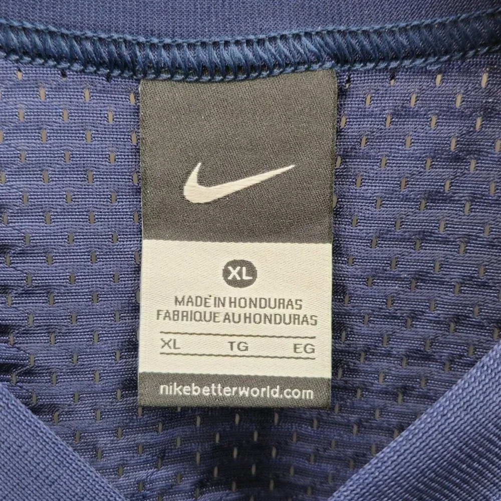 Nike Jersey VTG Navy Blue Practice Football Men's XL Authentic Official On Field